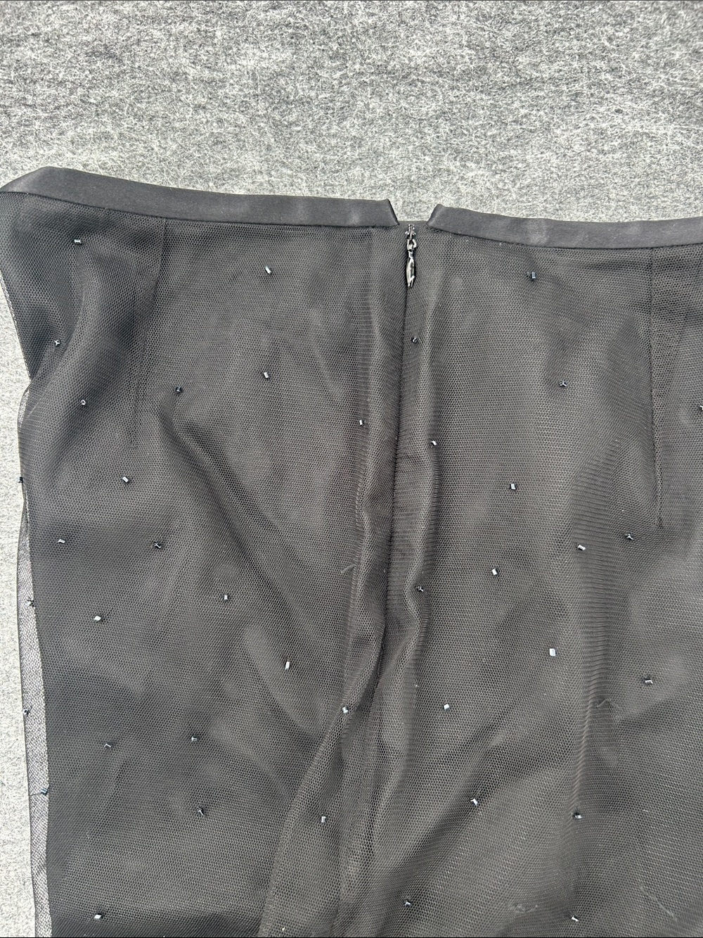 Ann Taylor Black Embellished Wide-Leg Kids Bottoms Sequined Pants Sz 8P - Picture 8 of 13